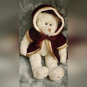 Ty Maroon Cape with Golden Trim